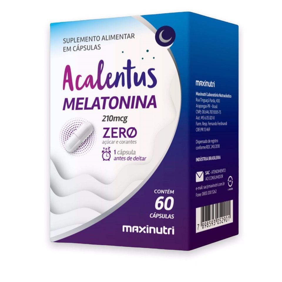 Acalentus Melatonina (60 caps)