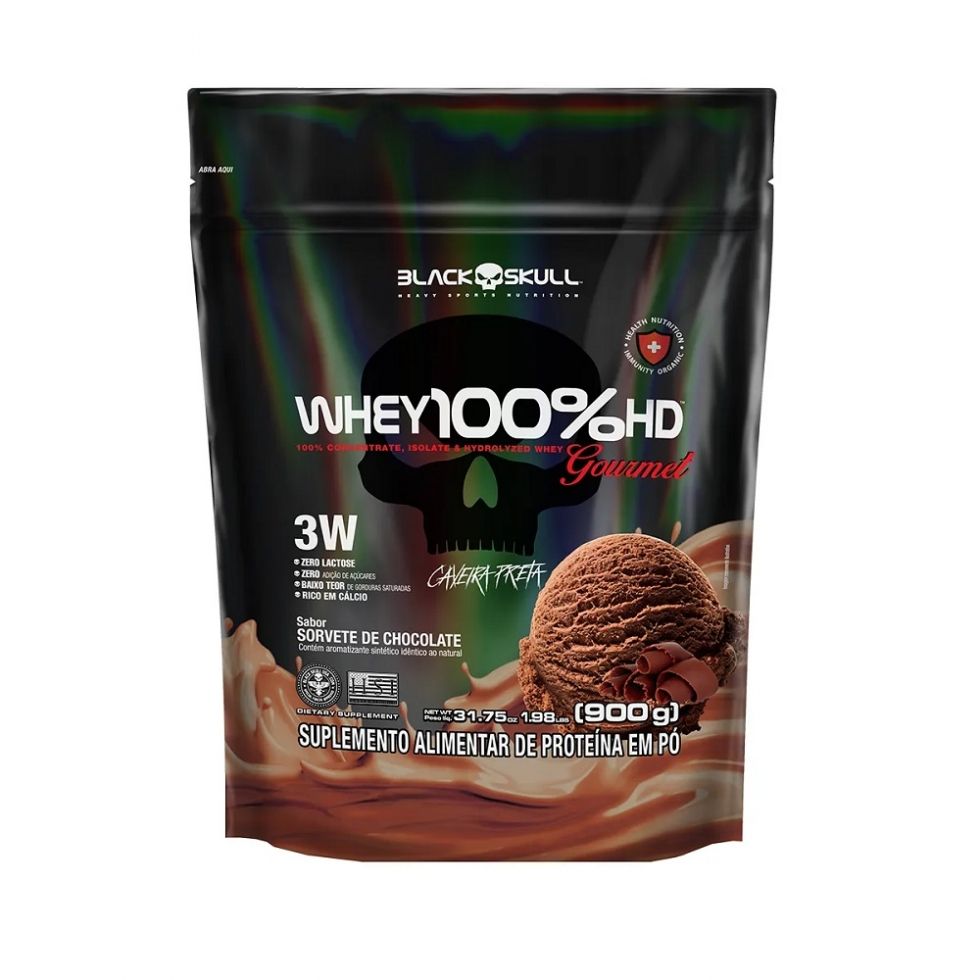 Whey 100% HD Gourmet Refil (900g)